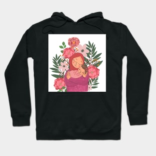 Hijabi mother and baby girl 3 Hoodie